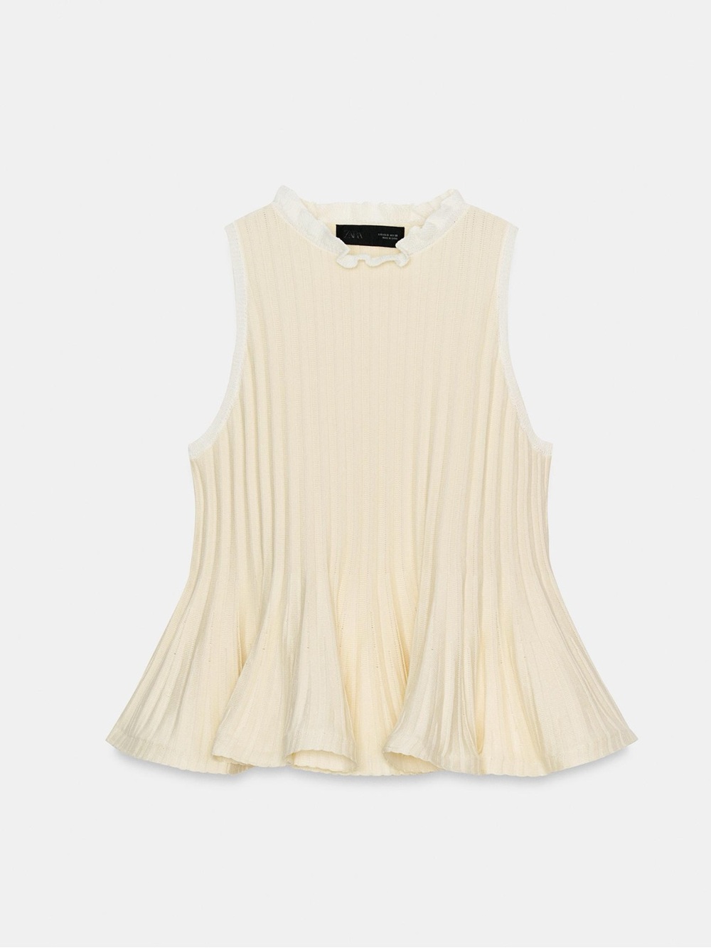 Zara Knit Peplum Top